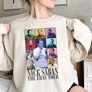 Nick Saban The Erastour, Sweatshirt, Football Retro